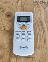 Remote máy lạnh REETECH - nút cam tam giác