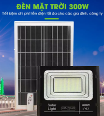 Đèn 300W Năng Lượng Mặt Trời KUNGFU SOLAR KF - 83300