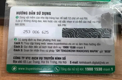 Thẻ cảo trả trước gói thuê bao mệnh giá 180.000đ ( 4 tháng )