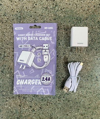 Nguồn 5V 2.4A REMAX RP-U95, màu trắng dài 1 mét --- TYPE C