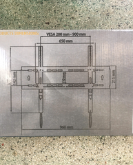 GIÁ TREO TIVI CỐ ĐỊNH E97 (60'-110') inch