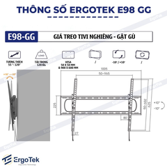 Giá treo tivi gật gù E98 GG (55 - 120 inch)
