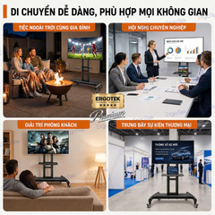 Khung treo tivi di động E2100  ( 32