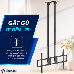 Khung treo Tivi thả trần ErgoTek E585 (60″ – 120″)