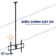 Khung treo Tivi thả trần ErgoTek E565 (55″ – 100″)