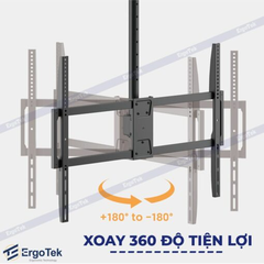 Khung treo Tivi thả trần ErgoTek E565 (55″ – 100″)