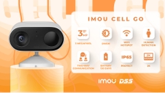 Cam wi-fi chạy PIN 3MP (CELL GO) - IPC-B32P-IMOU có màu + đàm thoại + kháng nước | Không có khe lắp thêm thẻ nhớ