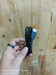 Dây HDMI trơn đen 73-85cm - Nắp đậy 2 đầu chống bụi