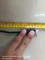 Dây HDMI trơn đen 73-85cm - Nắp đậy 2 đầu chống bụi