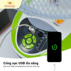 Quạt sạc Honjianda HJD-FL 316 LED