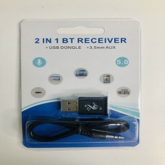 USB Bluetooth 2 in 1 BT Receiver 5.0