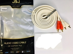 Dây AV JSJ 4 Đầu 1.8 Mét- ĐỒNG NGUYÊN CHẤT 99,9%
