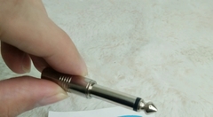 Jack chuyển 6 ly ra AV - bông sen inox (1 cái)
