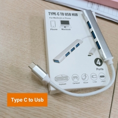 Type C ra USB /HUP ( 4 CỔNG HUP)