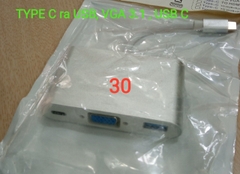 TYPE C ra USB, VGA 3.1