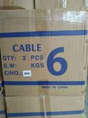Cáp mạng RJ45 chuẩn CAT6 AMPlx mã 0916- CÓ CHỐNG NHIỄU - 1 Cuộn 26KG - 400 x 400 x 250 mm