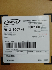 Cáp mạng RJ45 chuẩn CAT6 AMPlx mã 0916- CÓ CHỐNG NHIỄU - 1 Cuộn 26KG - 400 x 400 x 250 mm