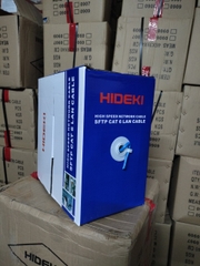 Dây mạng cat 6 - 2 lớp bọc bạc chống nhiễu Hideki 0,58 nhựa xịn