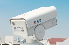Camera IP Ngoài trời PTZ  Hikvision DS-2CD1P47G2-LUF - Camera IP trụ quay quét ColorVu 1P47 4MP, ok 2.8mm, HN 50m, MIC
