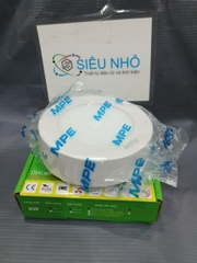 Đèn nổi 6W tròn MPE 6500K