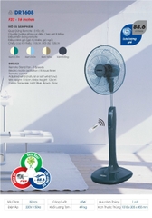 Quạt đứng điều khiển từ xa F23 SENKO | DR1608