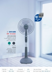 Quạt đứng hẹn giờ	SENKO | DH1600