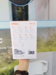 EOL... Cam Wifi Imou 5MP IMOU REX-2E:GK2DP-5C0WE  ( ban đem có màu, có micro, có loa, có LAN, có sẵn chân đế lắp trần nhà )