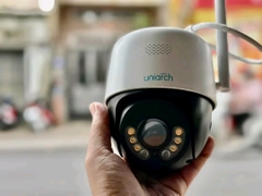 Camera IP Wifi PTZ 3.0MP Uniarch UHO-P1A-M3F4D (Ban đêm có màu + Đàm thoại)