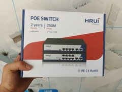 Switch PoE 8 Port HRUI HR901-AF-82N tốc độ 10/100M