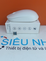 Chuột không dây M210 (Đen / Trắng), tặng kèm pin