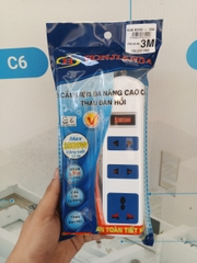 Ổ ĐIỆN HJD 0313-10A - TRẮNG 3M - 0.75mm2 ( 25c/1thùng )