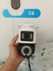 Camera Wifi Yoosee 8MP 2 khung hình Q18 LED TO | 4K | Ngoài trời | 2 ống kính 2 khung hình (Bảo hành 1 năm)