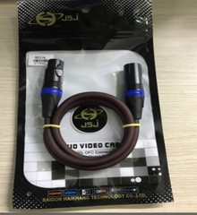 Dây Canon Đực-Cái Chống Nhiễu JSJ-802 Z Dài 1M