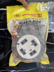 Ổ ĐIỆN HJD 080-10A - QUAY ( Ổ TRÒN ) 10M - 0.75mm2 ( 24c/1thùng )
