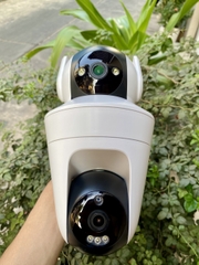 Camera Wifi 2 mắt 2 khung hình 8MP ICAM365 A14 super ( Mua 1 được 2 )