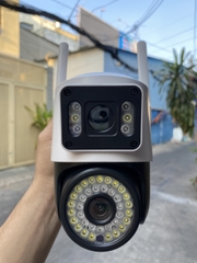 Camera 4G Yoosee Q36-4G 2 mắt 2 khung hình, khe sim 4G ( Là mẫu Q36 thường thêm khe sim 4G )