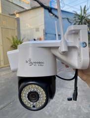 Camera 4G Yoosee Q36-4G 2 mắt 2 khung hình, khe sim 4G ( Là mẫu Q36 thường thêm khe sim 4G )