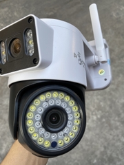 Camera 4G Yoosee Q36-4G 2 mắt 2 khung hình, khe sim 4G ( Là mẫu Q36 thường thêm khe sim 4G )