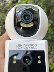 Camera Wi-Fi Yoosee C30+ 8MP 2 mắt 1 màn hình , gọi video call như SmartPhone - Bảo hành 12 tháng, không bảo hành rơi vỡ, vô nước!