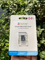 Thẻ nhớ MicroSD EZVIZ 64GB - Trắng, xanh dương | Lifetime | Do Hik-Semi OEM