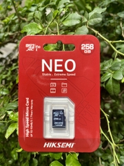 Thẻ nhớ 256GB HIKSEMI NEO C1 màu đỏ (Lifetime | Hộp 50c HS-TF-C1-256G )