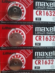 Pin maxell CR1632 vỉ 5 viên 3V Lithium – Chính hãng