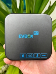 Android Tivi Box EVBOX PRO 10P chuẩn 4K có ĐK giọng nói (Ram 4G)