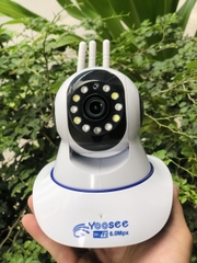 Camera Wi-Fi Yoosee 3 Râu 6.0Mpx (Có màu ban đêm + Đàm Thoại 2 chiều | Bảo hành 1 năm)