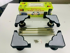 Chân máy giặt tủ lạnh INOX NB-38 48-60cm, có lót cao su chống trượt (NB-38 | Tải trọng: 9kg - 270 Lít)