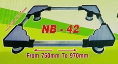 Chân Máy giặt, Tủ lạnh inox NB-42 ( Min 750mm - Max 970mm)