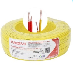 Cuộn dây điện đôi mềm Cadivi Vcmd 2×0.75 (2×24/0.2) 0.6/1kV – Dài 100m