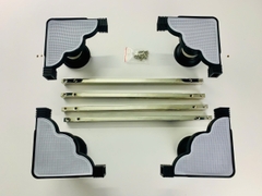 Chân Đỡ Máy Giặt, Tủ Lạnh inox NB-38 (460mm – 630mm) *mẫu mới* có lót cao su chống trượt (NB-38 | Tải trọng: kg - 270 Lít )