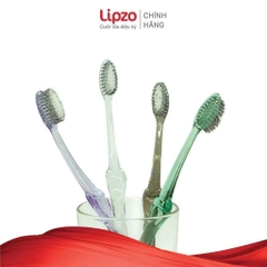 Bàn Chải Đánh Răng Lipzo Áo Dài Dành Cho Người Lớn Công Nghệ Lông Nở Xoắn Kép Kháng Khuẩn Siêu Mảnh
