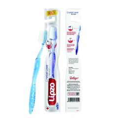 Bàn Chải Đánh Răng Lipzo Crystal Love For Man Cho Nam Giới  Công Nghệ Lông Nở Kết Hợp Chỉ Tơ Nha Khoa Siêu Mềm Mảnh